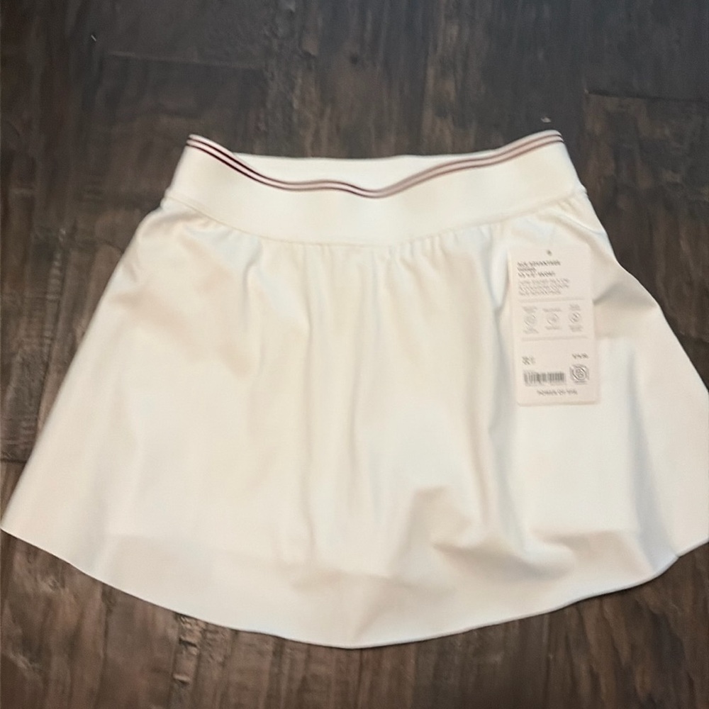 ATHLETA ACE ADVANTAGE
TIPPED 13 1/2" SKORT, White, XS